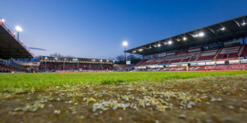 Cottbus, Deutschland 26. April 2023:
Landespokal Brandenburg - 2022/2023 - FC Energie Cottbus vs. VfB Krieschow  Im Bild: