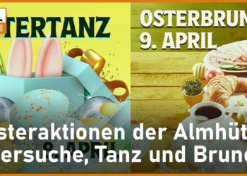 Almhütte Cottbus: Eiersuche, Ostertanz und Osterbrunch