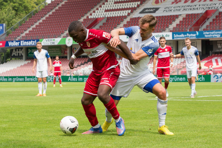 Das letzte Spiel gegen den FSV Luckenwalde im heimischen Stadion gewann der FCE mit 3:0.