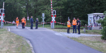 Bahnunfall in Cottbus, Foto: Blaulichtreport Lausitz