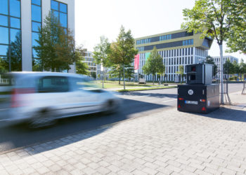 Mobiles Blitzgerät im Landkreis Elbe-Elster im Einsatz