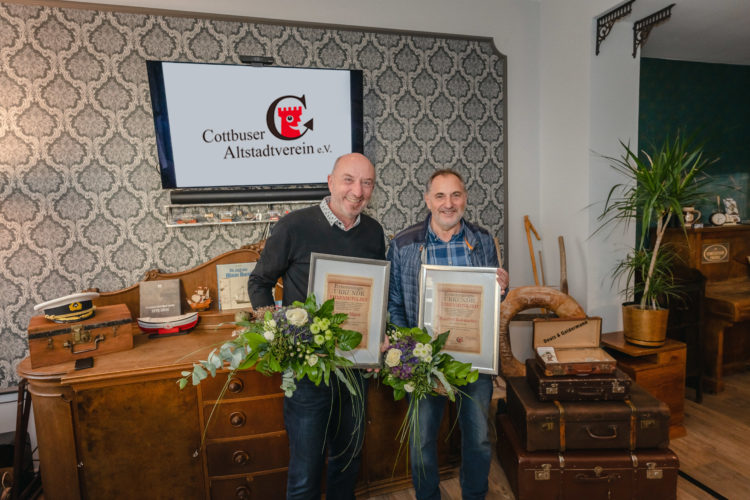 Carsten Hajek (li.) und Manfred Rademacher / Bild: Johannes Zantow
