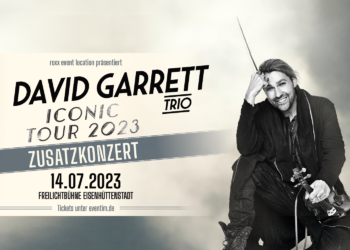David Garrett spielt Zusatzkonzert am 14.07. in Eisenhüttenstadt