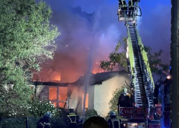 Großbrand in Guben: Ursache und Schadenshöhe weiterhin unklar