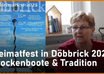 Heimatfest in Döbbrick mit Trockenbooten und Traditionspflege
