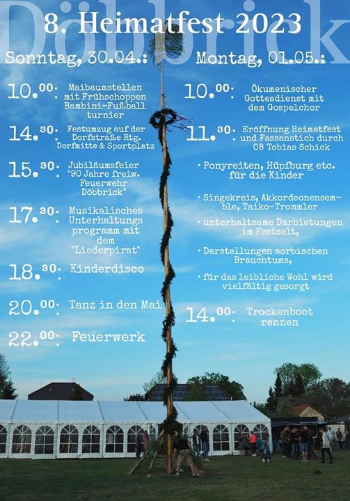 Heimatfest Döbbrick 2023