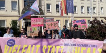 Demo gegen Rechtsextremismus und Diskriminierung in Cottbus