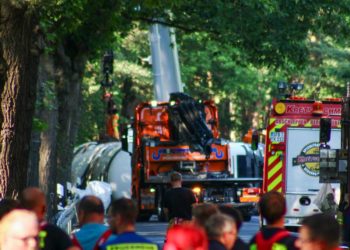 Gefahrgutunfall auf der L62 bei Hohenleipisch; Blaulichtreport Lausitz