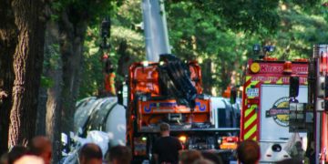 Gefahrgutunfall auf der L62 bei Hohenleipisch; Blaulichtreport Lausitz