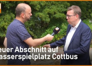 Nächster Abschnitt auf Cottbuser Wasserspielplatz eröffnet