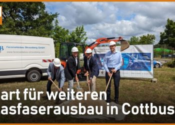 Start für weiteren Glasfaserausbau in Cottbuser Gewerbegebieten