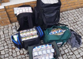Knapp 19.000 Zigaretten in Guben beschlagnahmt. Zwei Festnahmen