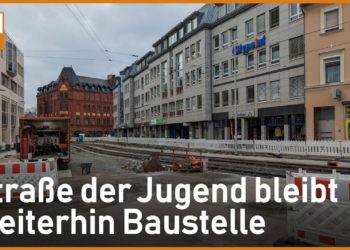 Erneut Verzögerungen auf Baustelle Straße der Jugend in Cottbus