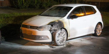 PKW-Brand in Cottbus; Blaulichtreport Lausitz