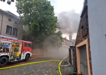 Zündelnde Kinder lösten Feuerwehr-Großeinsatz in Doberlug-Kirchhain aus