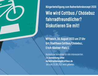 Bürgerbeteiligung: Wie wird Cottbus fahrradfreundlicher?
