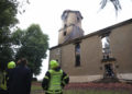 Großröhrsdorf- Gotteshaus in Flammen: Kirche abgebrannt