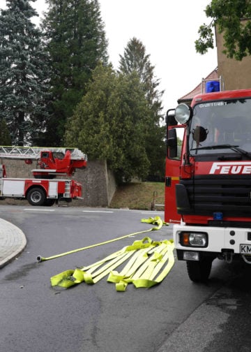 Großröhrsdorf- Gotteshaus in Flammen: Kirche abgebrannt