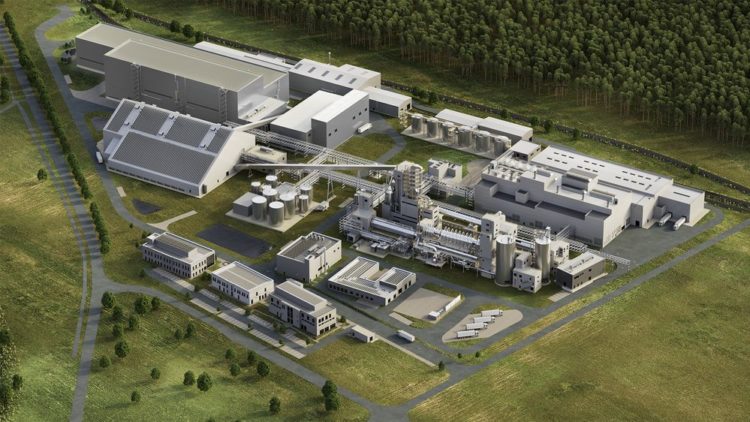 Rock Tech Lithium Fabrik in Guben