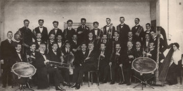 Das Theaterorchester von 1913  (Bild: Theaterarchiv)