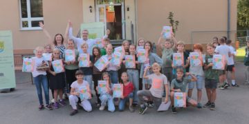 Die Krieschower Siegerklasse 5 (Bild: Mathias Klinkmüller)