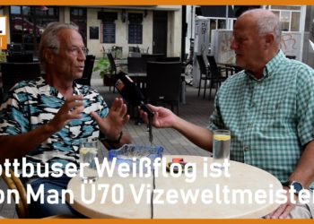 Cottbuser Hans-Joachim Weißflog wird Ü70-Vizeweltmeister beim Iron Man