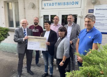 Rotary Cottbus übergibt 3.500 Euro an die Stadtmission