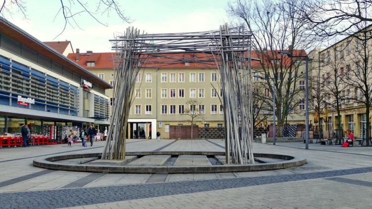 Platz am Stadtbrunnen in Cottbus