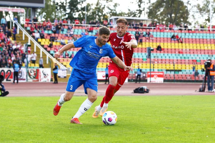 Der FC Energie Cottbus gewinnt gegen die VSG Alglienicke 2:1