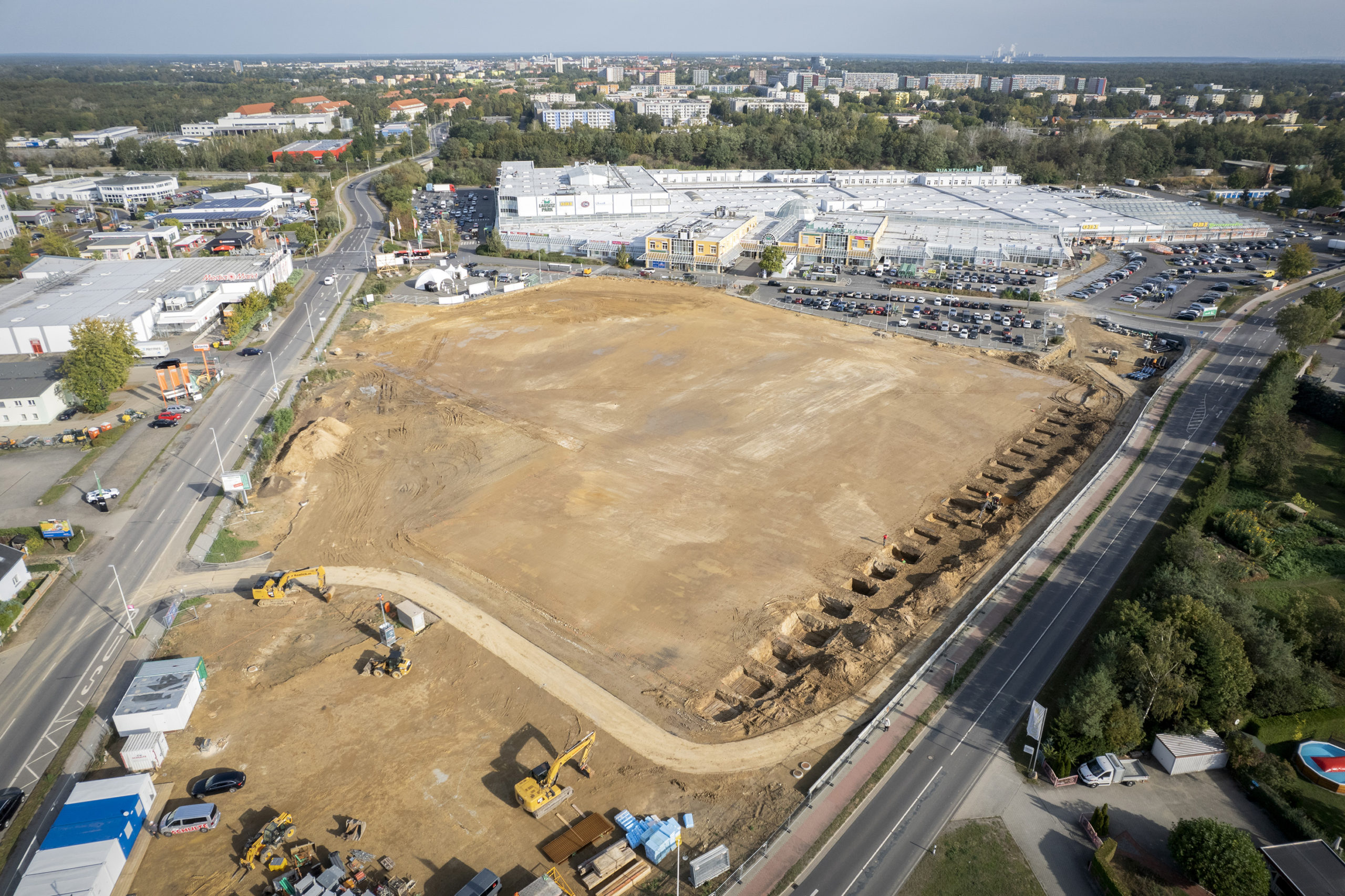 Neuer LausitzPark Cottbus Grundstein für 100MillionenEuroProjekt