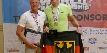 Oliver Nopper und der Zweitplatzierte Randy Kalan aus Kanada (Bild: Oliver Nopper)