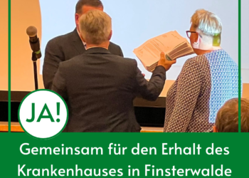 9.000 Unterschriften für Erhalt von Krankenhaus Finsterwalde gesammelt