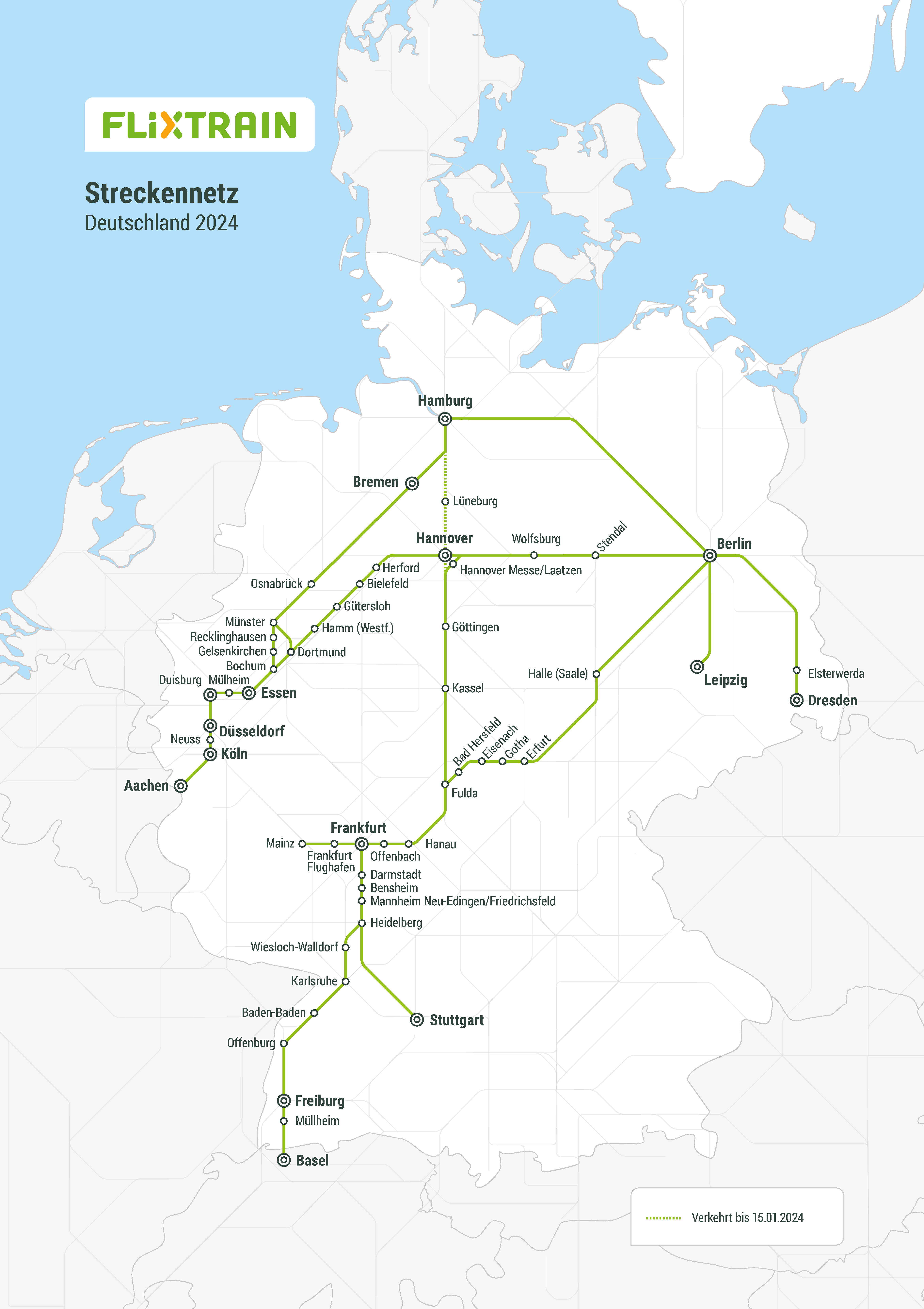 FlixTrain Netz ab 2024; Flix SE