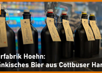 Im Blechen Carré erhältlich: Fränkische Biere aus Cottbuser Hand