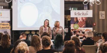 Drittes Treffen des Frauen Netzwerk Lausitz. Dieses Mal bei der Confiserie Felicitas.; Foto: Tine Jurtz