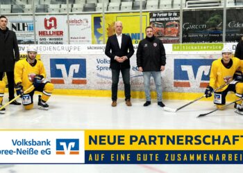 Neue Partnerschaft: Lausitzer Füchse & Volksbank SPN kooperieren