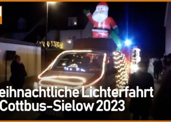 Festliche Beleuchtung und Gemeinschaft: Sielower Lichterfahrt 2023