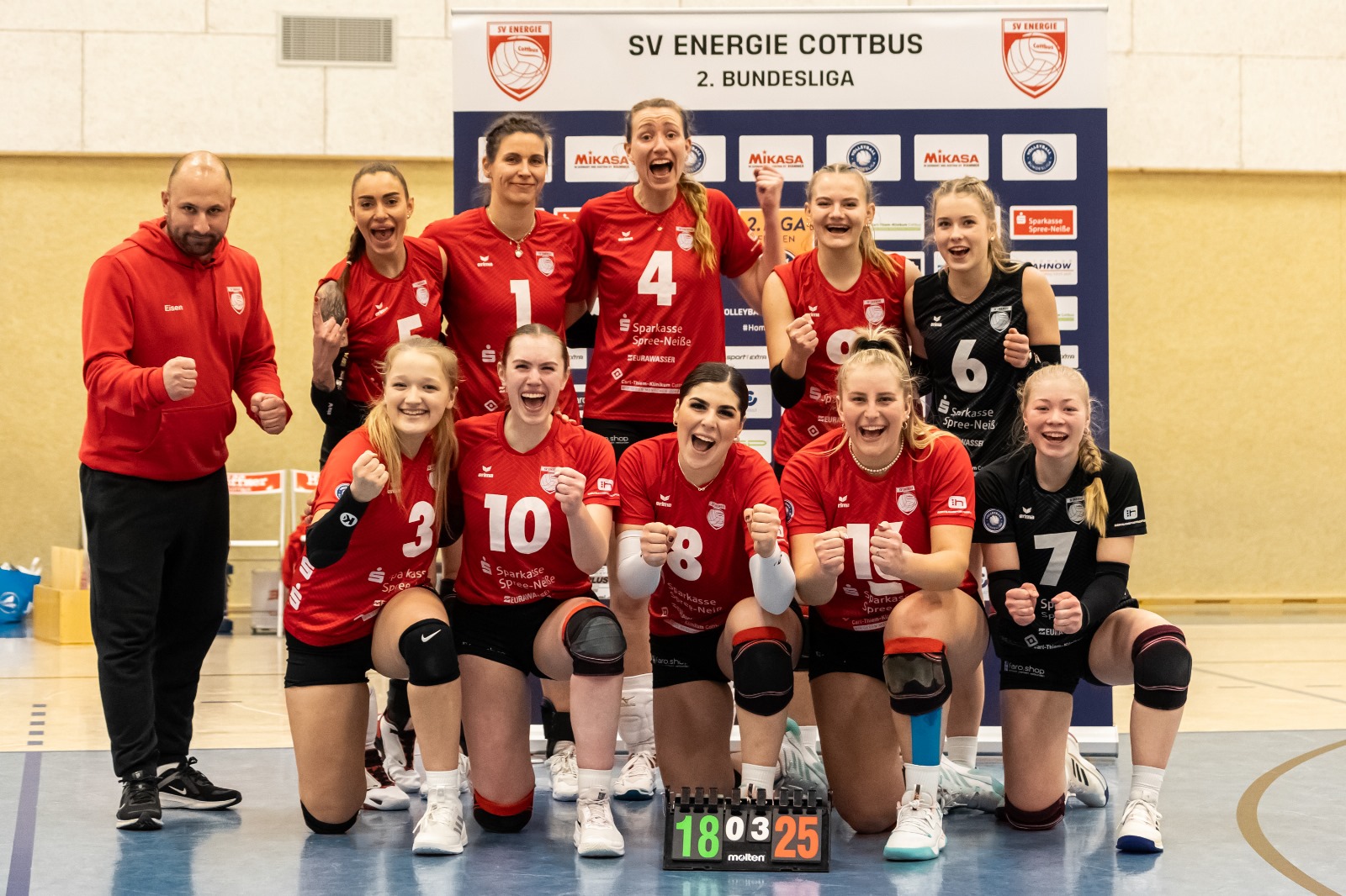 SV Energie Cottbus siegt gegen BSV Ostbevern; Foto: SV Energie Cottbus