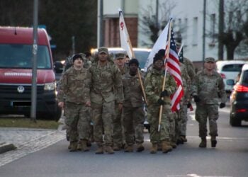 Ex Long March: Royal Air Force & US-Armee marschierten durch Spremberg