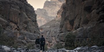 Anni & Justin im "Grand Canyon von Arabien"