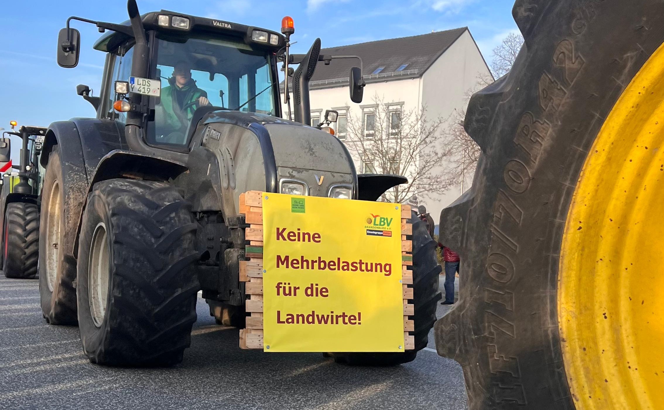 Bauernprotest: Mit Hupen und Staus in Leipzig gegen die Ampel-Politik