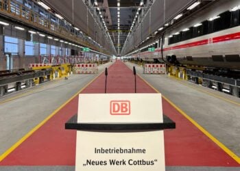 Modernstes DB-Instandhaltungswerk Deutschlands in Cottbus eröffnet