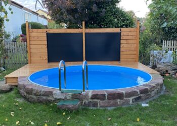Einen Stahlwandpool im eigenen Garten bauen