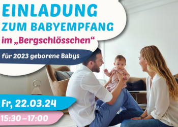 Spremberg lädt zum Babyempfang ins Bergschlösschen