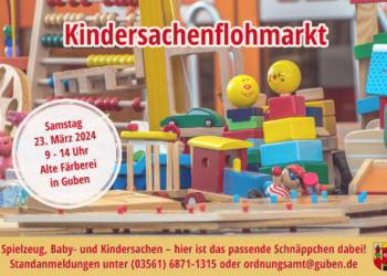 Guben lädt am 23. März wieder zum Kindersachenflohmarkt