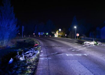 Tödlicher Unfall in Wormlage. Zwei Motorräder zusammengestoßen