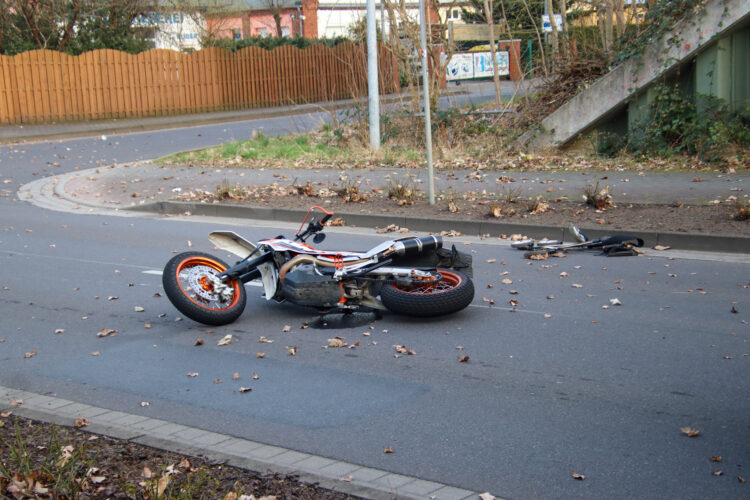 Verkehrsunfall in Spremberg; Foto: Blaulichtreport Lausitz