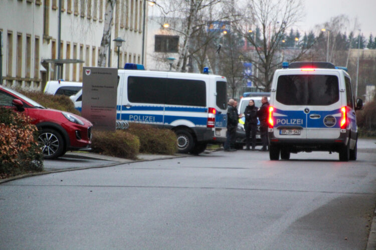Polizeieinsatz in Cottbus; Blaulichtreport Lausitz
