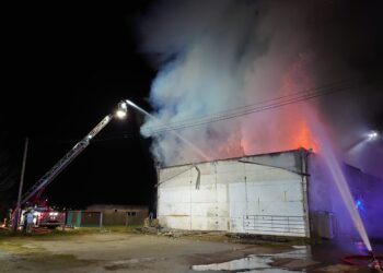 Feuerwehreinsatz in Duben: Scheune in Vollbrand