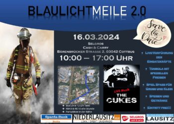 Blaulichtmeile 2.0: Einsatzshow und Familienfest am Samstag in Cottbus